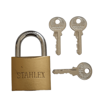 Preview: Stahlex Vorhängeschloss 38mm